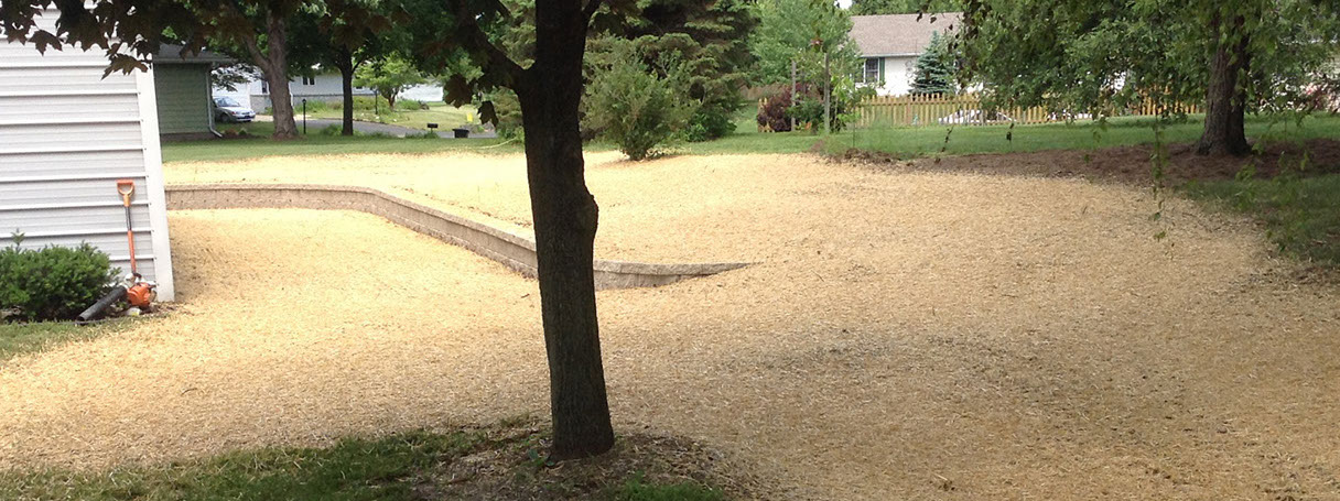 Landscape retainer wall, Mossville, IL