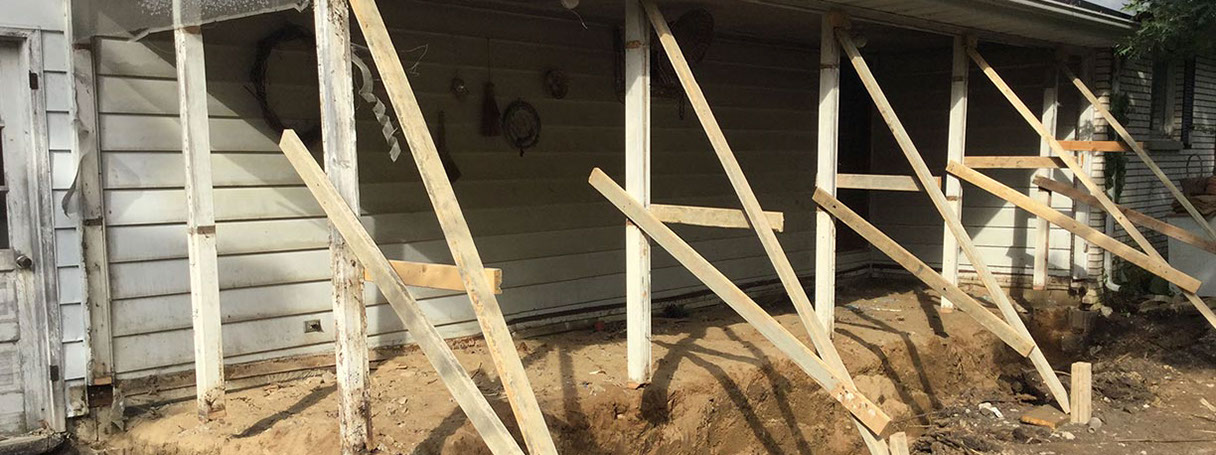 Porch repair, Lacon, IL