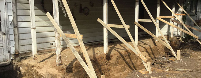 Porch repair, Lacon, IL