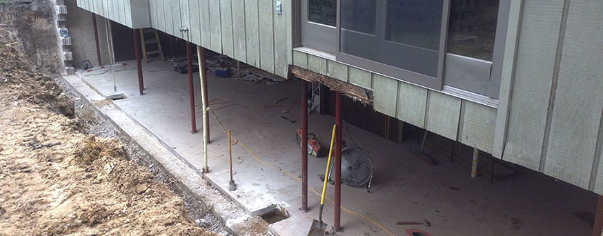 Foundation wall repair, Peoria, IL